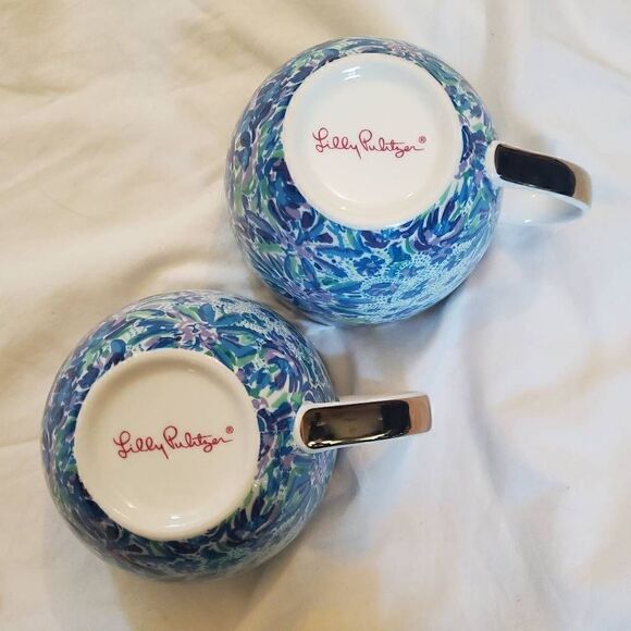 EUC Lilly Pulitzer High Maintinence Coffee Cups x2 - Picture 6 of 8
